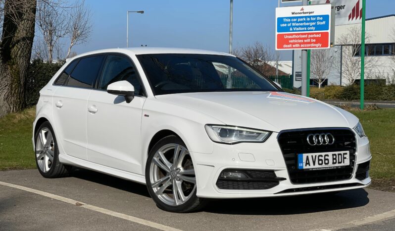 2016 Audi A3 QUATTRO 2.0 TDI S line Sportback (s/s) 5dr [150bhp] full