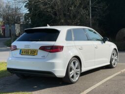 2016 Audi A3 QUATTRO 2.0 TDI S line Sportback (s/s) 5dr [150bhp] full