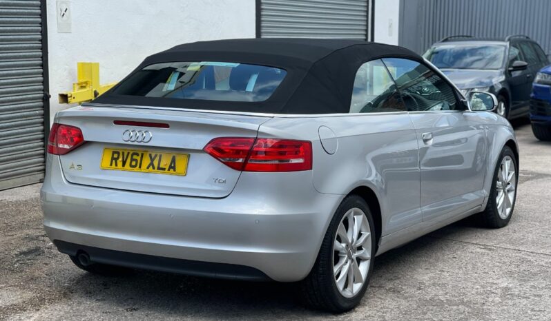 61 plate Audi A3 Cabriolet 1.6 TDI Sport 2dr full