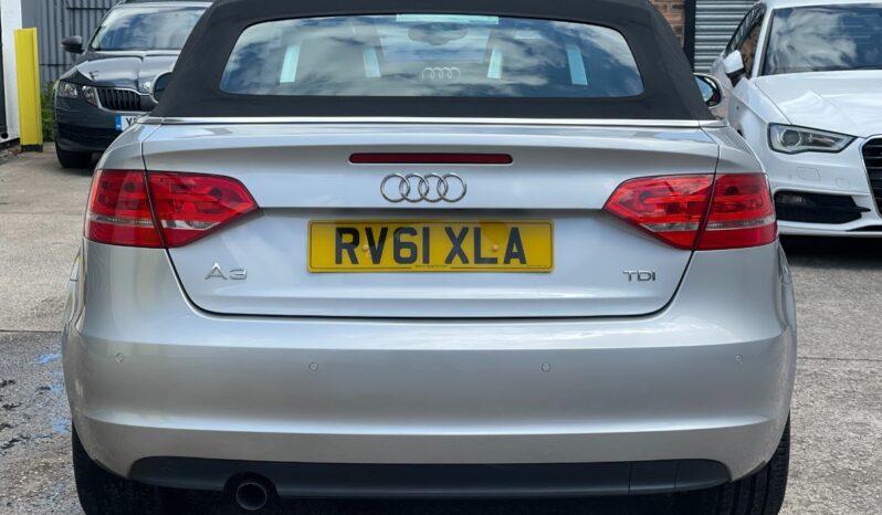 61 plate Audi A3 Cabriolet 1.6 TDI Sport 2dr full