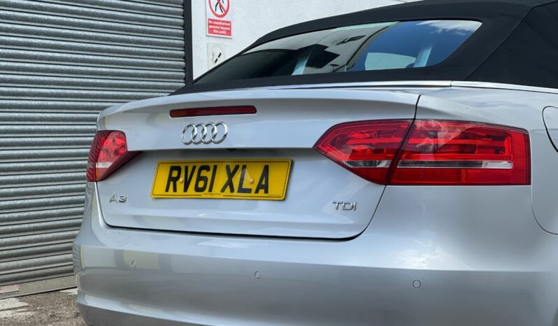 61 plate Audi A3 Cabriolet 1.6 TDI Sport 2dr full