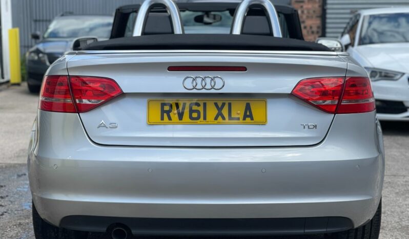 61 plate Audi A3 Cabriolet 1.6 TDI Sport 2dr full