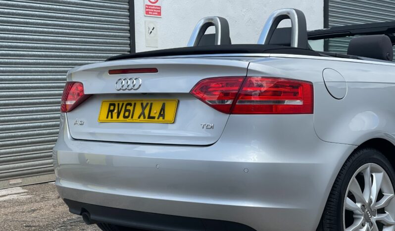 61 plate Audi A3 Cabriolet 1.6 TDI Sport 2dr full