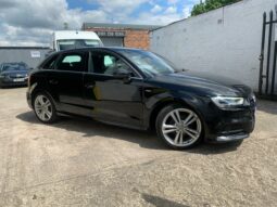 17 plate Audi A3 2.0 TDI S line Sportback (s/s) 5dr full