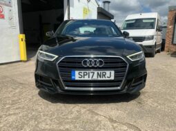 17 plate Audi A3 2.0 TDI S line Sportback (s/s) 5dr