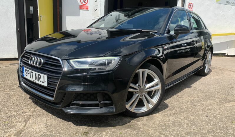 17 plate Audi A3 2.0 TDI S line Sportback (s/s) 5dr full