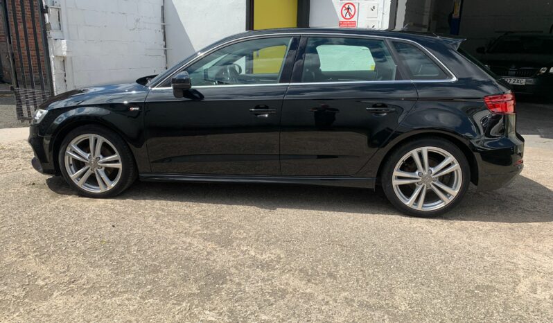 17 plate Audi A3 2.0 TDI S line Sportback (s/s) 5dr full