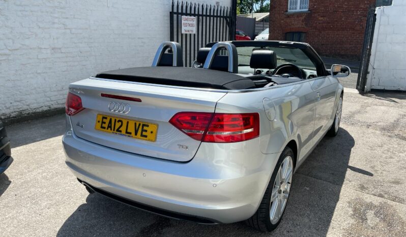 12 PLATE Audi A3 Cabriolet 1.6 TDI S line 2dr full