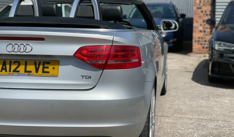 12 PLATE Audi A3 Cabriolet 1.6 TDI S line 2dr full