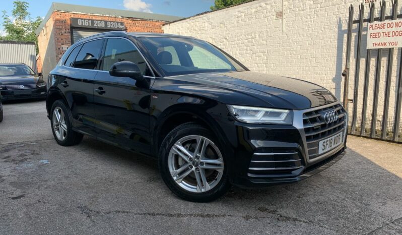 18 plate Audi Q5 2.0 TDI S line S Tronic quattro SUV full