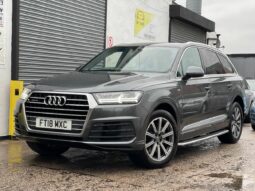 18 plate AUDI Q7 DIESEL ESTATE 3.0 TDI Quattro S Line 5dr Tip Auto