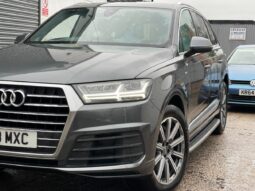 18 plate AUDI Q7 DIESEL ESTATE 3.0 TDI Quattro S Line 5dr Tip Auto full