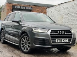 18 plate AUDI Q7 DIESEL ESTATE 3.0 TDI Quattro S Line 5dr Tip Auto full