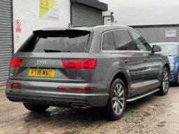 18 plate AUDI Q7 DIESEL ESTATE 3.0 TDI Quattro S Line 5dr Tip Auto