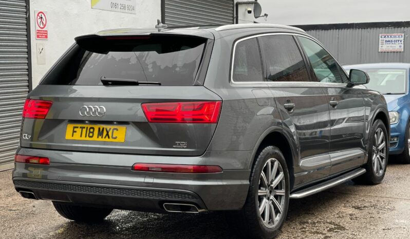 18 plate AUDI Q7 DIESEL ESTATE 3.0 TDI Quattro S Line 5dr Tip Auto full