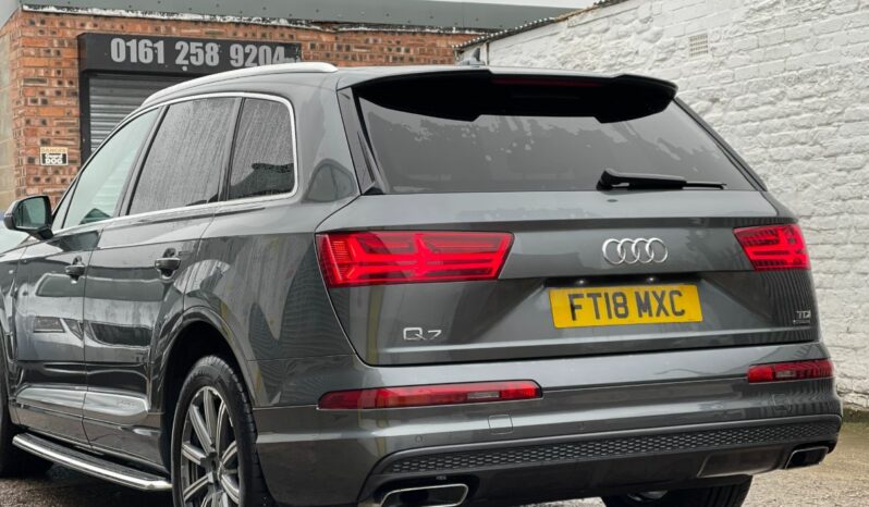 18 plate AUDI Q7 DIESEL ESTATE 3.0 TDI Quattro S Line 5dr Tip Auto full