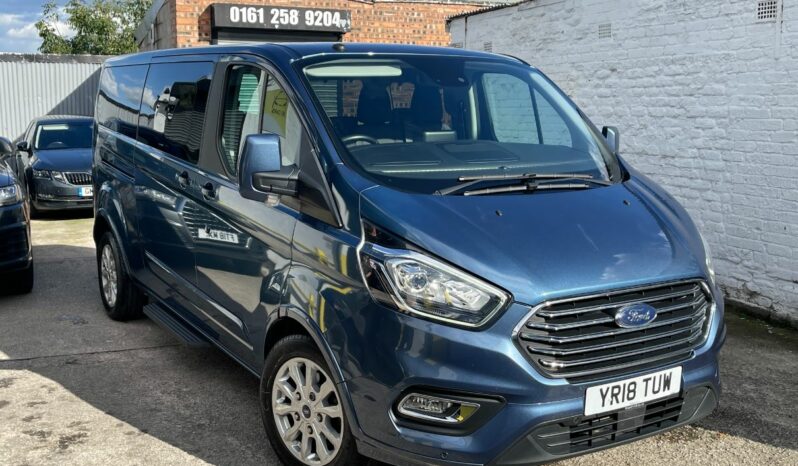 9 seats – 18 plate Ford Tourneo Custom 2.0 TDCi EcoBlue 170ps L/R 9 Seater Titanium full