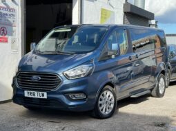 9 seats – 18 plate Ford Tourneo Custom 2.0 TDCi EcoBlue 170ps L/R 9 Seater Titanium