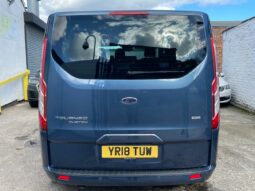 9 seats – 18 plate Ford Tourneo Custom 2.0 TDCi EcoBlue 170ps L/R 9 Seater Titanium