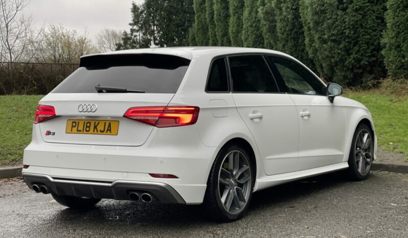 2018 Audi S3 2.0 TFSI Sportback S Tronic quattro [310bhp] 5dr full