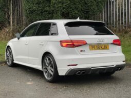 2018 Audi S3 2.0 TFSI Sportback S Tronic quattro [310bhp] 5dr full