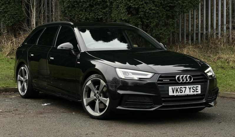 67 plate Audi A4 Avant 2.0 TDI Black Edition Avant S Tronic quattro [190bhp] full