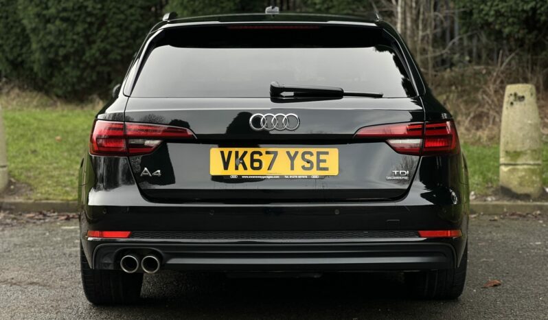 67 plate Audi A4 Avant 2.0 TDI Black Edition Avant S Tronic quattro [190bhp] full