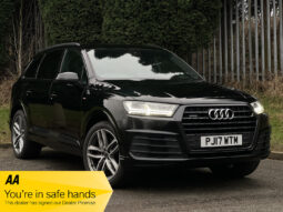 17 plate AUDI Q7 DIESEL ESTATE 3.0 TDI Quattro S Line 5dr Tip Auto