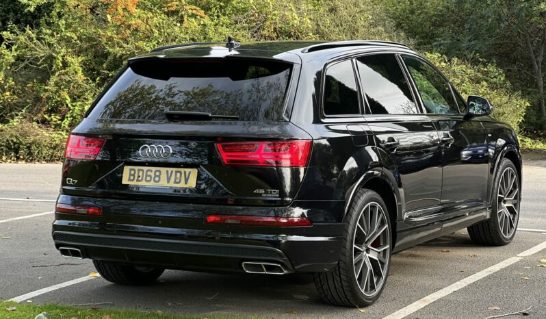 68 plate Audi Q7 3.0 TDI V6 45 S line Tiptronic quattro Euro 6 (s/s) 5dr full