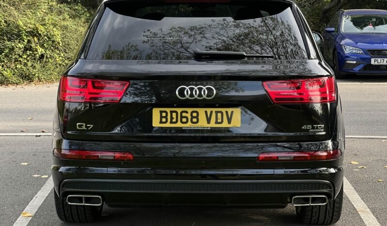 68 plate Audi Q7 3.0 TDI V6 45 S line Tiptronic quattro Euro 6 (s/s) 5dr full