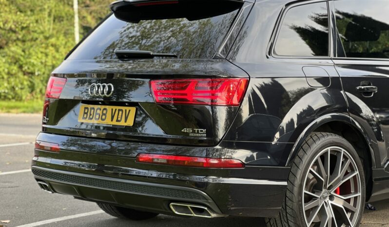 68 plate Audi Q7 3.0 TDI V6 45 S line Tiptronic quattro Euro 6 (s/s) 5dr full