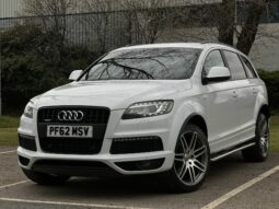 62 plate Audi Q7 3.0 TDI V6 S line Plus Tiptronic quattro 5dr full