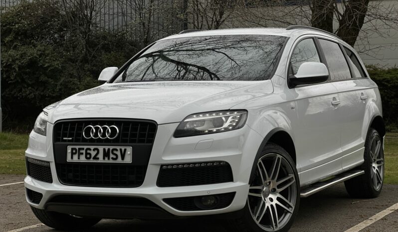 62 plate Audi Q7 3.0 TDI V6 S line Plus Tiptronic quattro 5dr full