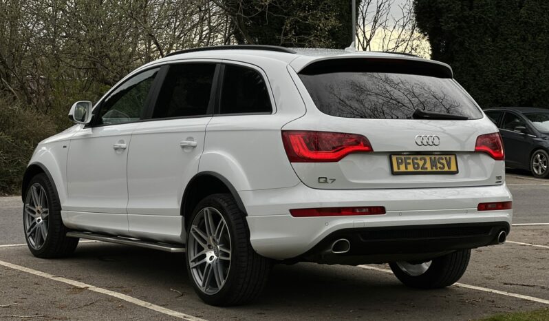 62 plate Audi Q7 3.0 TDI V6 S line Plus Tiptronic quattro 5dr full