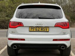 62 plate Audi Q7 3.0 TDI V6 S line Plus Tiptronic quattro 5dr full