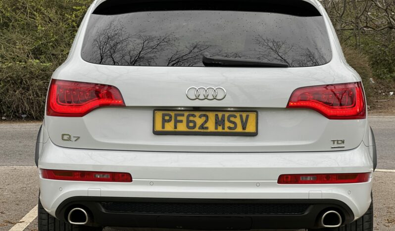 62 plate Audi Q7 3.0 TDI V6 S line Plus Tiptronic quattro 5dr full