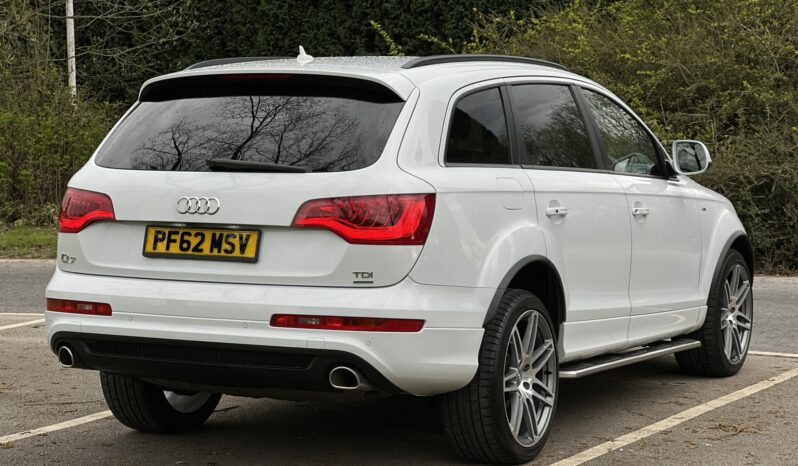 62 plate Audi Q7 3.0 TDI V6 S line Plus Tiptronic quattro 5dr full