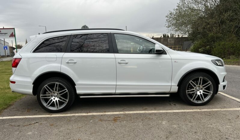 62 plate Audi Q7 3.0 TDI V6 S line Plus Tiptronic quattro 5dr full