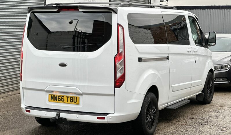 9 seats – 66 plate Ford Tourneo Custom 2.0 310 EcoBlue Titanium L2 Shuttle Bus 5dr 9 Seater Euro 6 full