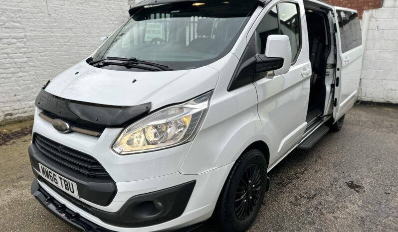 9 seats – 66 plate Ford Tourneo Custom 2.0 310 EcoBlue Titanium L2 Shuttle Bus 5dr 9 Seater Euro 6 full