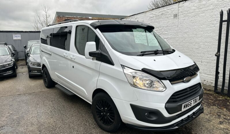 9 seats – 66 plate Ford Tourneo Custom 2.0 310 EcoBlue Titanium L2 Shuttle Bus 5dr 9 Seater Euro 6 full