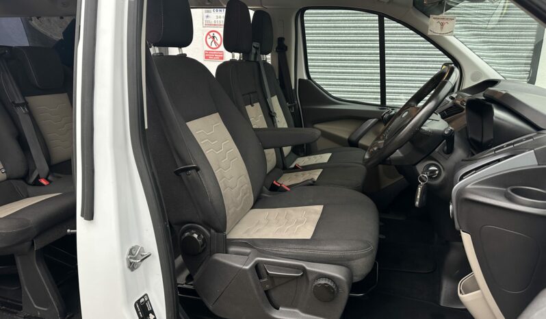 9 seats – 66 plate Ford Tourneo Custom 2.0 310 EcoBlue Titanium L2 Shuttle Bus 5dr 9 Seater Euro 6 full