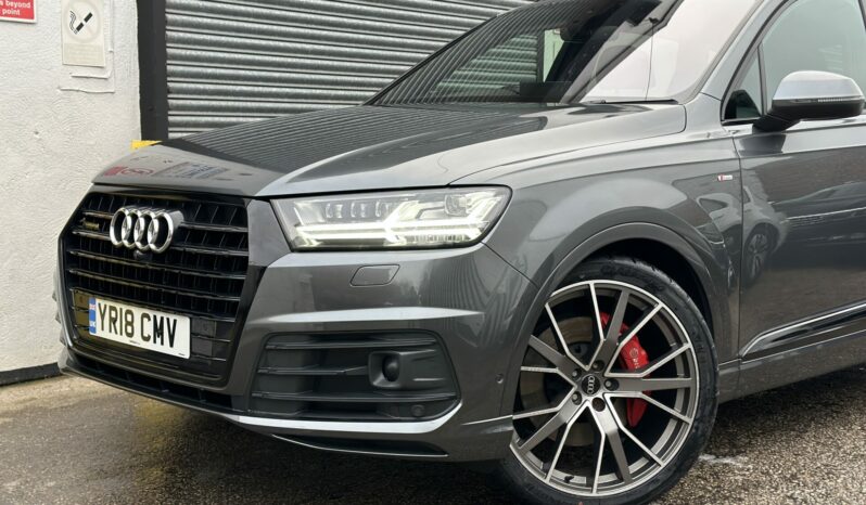 18 plate Audi Q7 3.0 TDI S line Tiptronic quattro Euro 6 (s/s) 5dr full