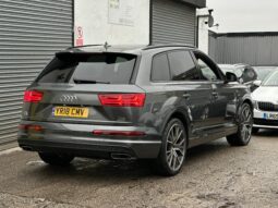 18 plate Audi Q7 3.0 TDI S line Tiptronic quattro Euro 6 (s/s) 5dr full