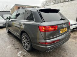 18 plate Audi Q7 3.0 TDI S line Tiptronic quattro Euro 6 (s/s) 5dr full