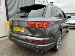 18 plate Audi Q7 3.0 TDI S line Tiptronic quattro Euro 6 (s/s) 5dr full