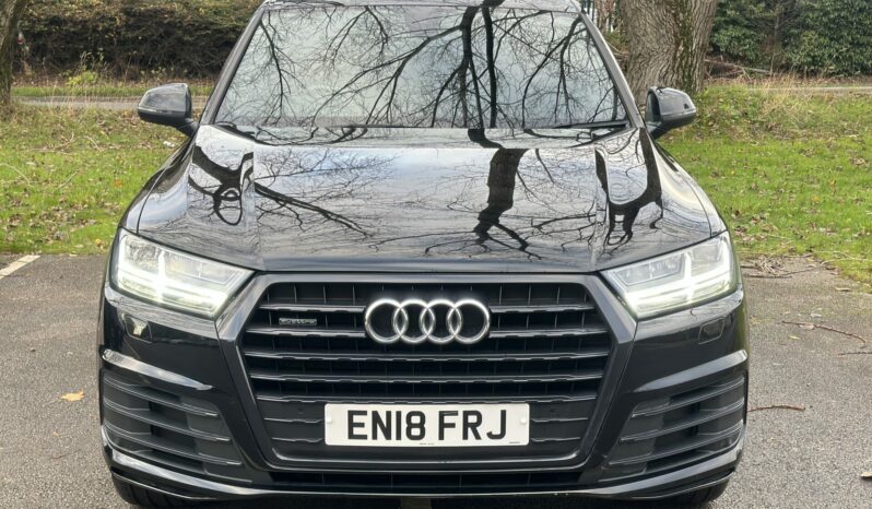 18 plate Audi Q7 3.0 TDI S line Tiptronic quattro Euro 6 (s/s) 5dr full