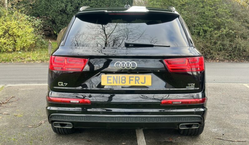 18 plate Audi Q7 3.0 TDI S line Tiptronic quattro Euro 6 (s/s) 5dr full