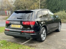 18 plate Audi Q7 3.0 TDI S line Tiptronic quattro Euro 6 (s/s) 5dr full