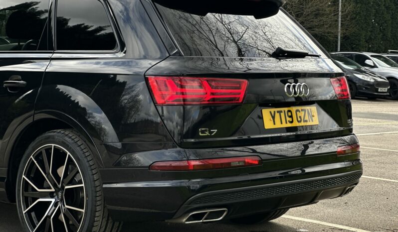 19 plate Audi Q7 3.0 TDI S line Tiptronic quattro Euro 6 (s/s) 5dr full